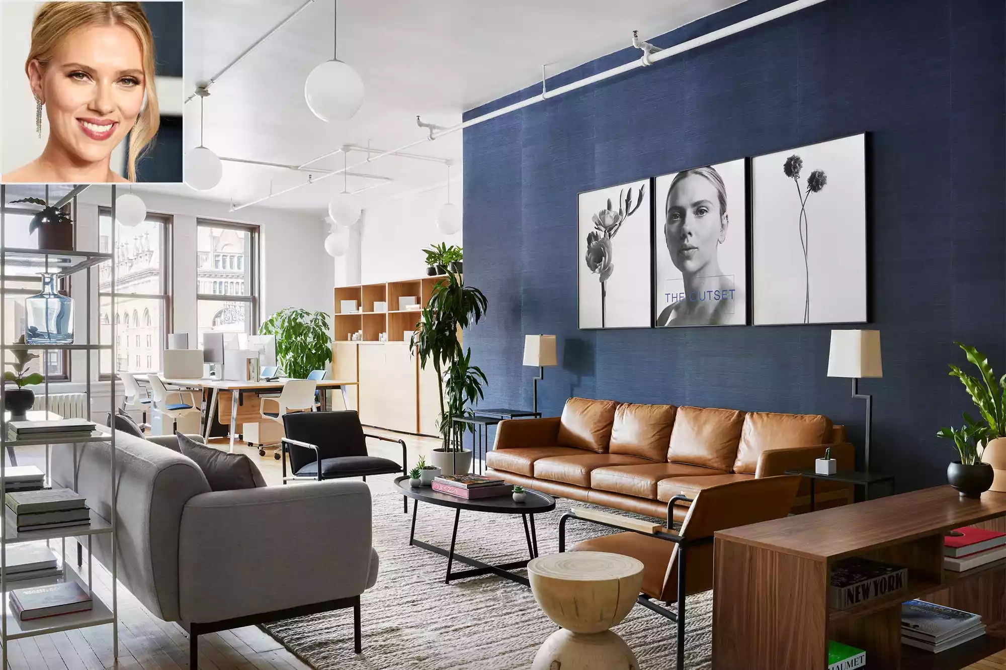 Scarlett Johansson&rsquo;s office Outset Office Tour x MyDomaine