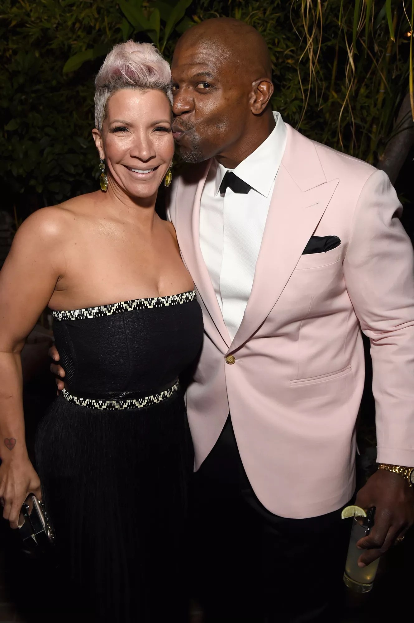 Rebecca King-Crews (L) and Terry Crews attend the 2017 GQ Men of the Year Party at Chateau Marmont on December 7, 2017 in Los Angeles, California