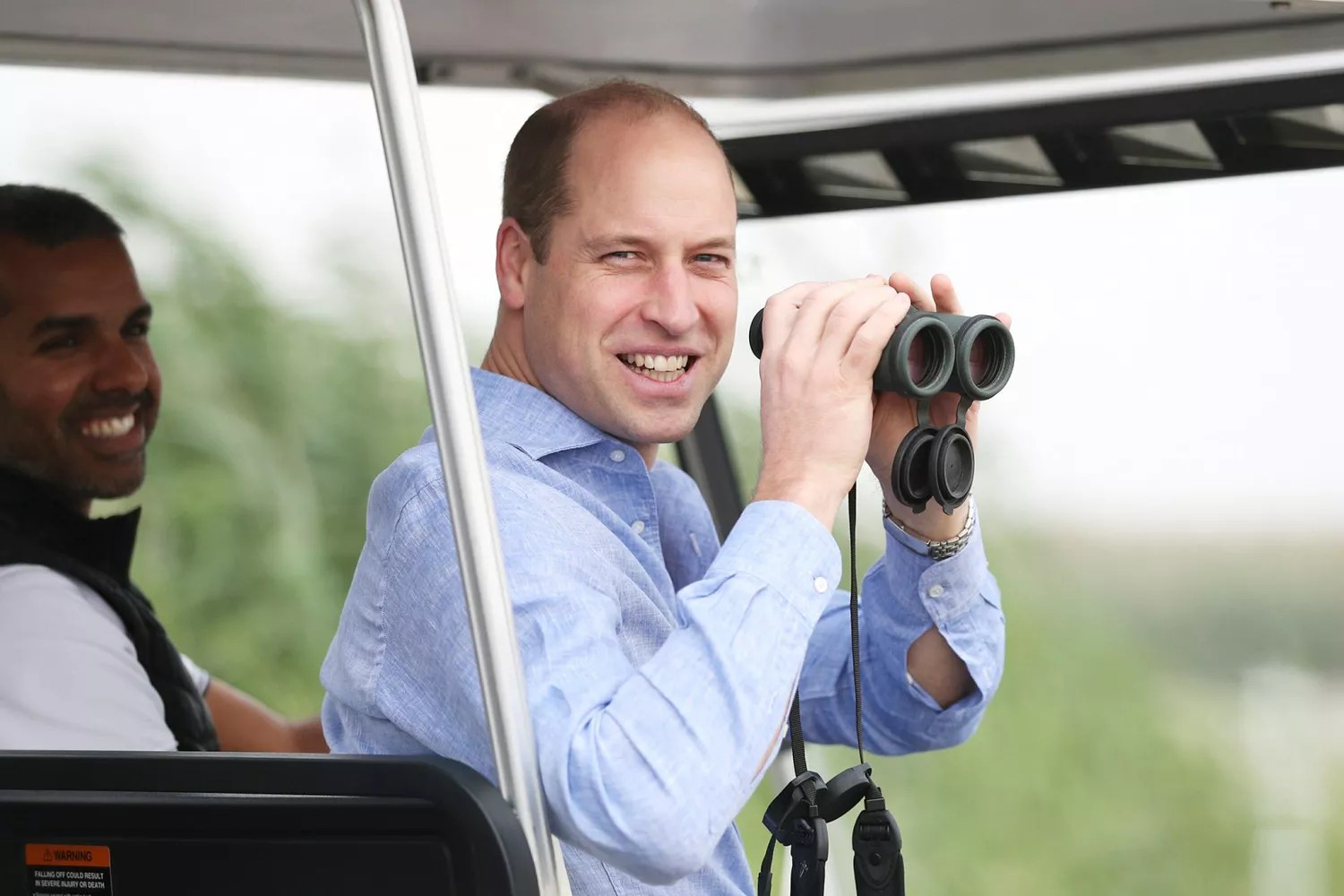 Prince William, Duke of Cambridge visits the Kuwait City&rsquo;s wetlands at the Jahra Nature Reserve to learn more about the country&rsquo;s plans to protect its natural environment from human and environmental challenges