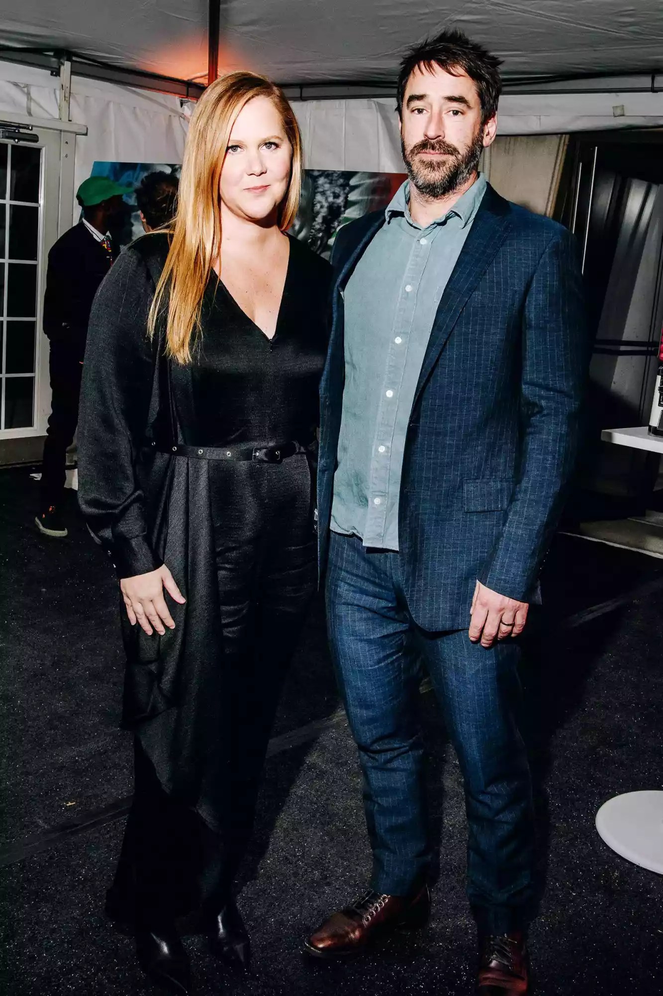Amy Schumer, Chris Fischer attend Charlize Theron&rsquo;s Africa Outreach Project Fundraising Event, The Africa Center, New York, USA - 12 Nov 2019