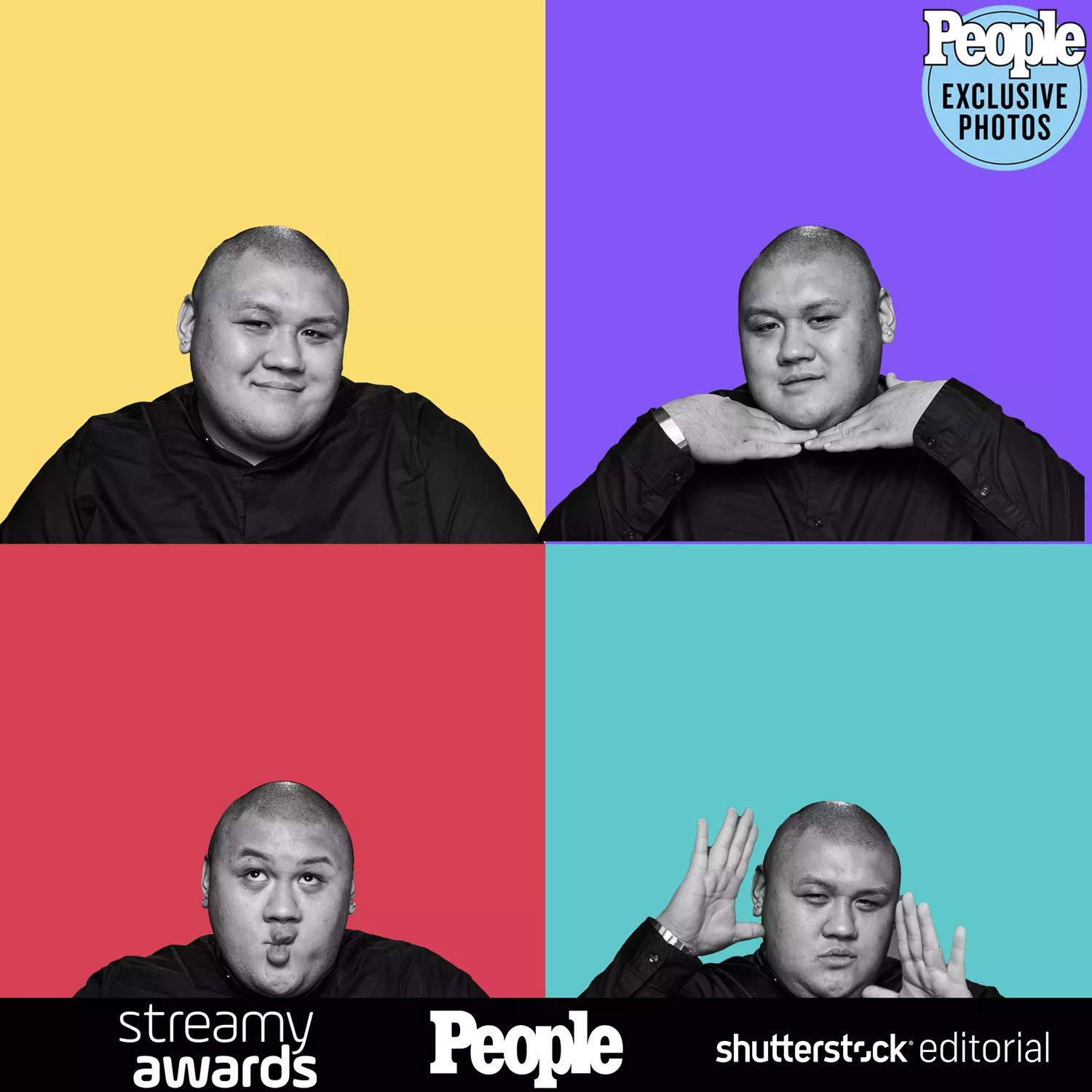 Raffy Streamy Awards photo booth.