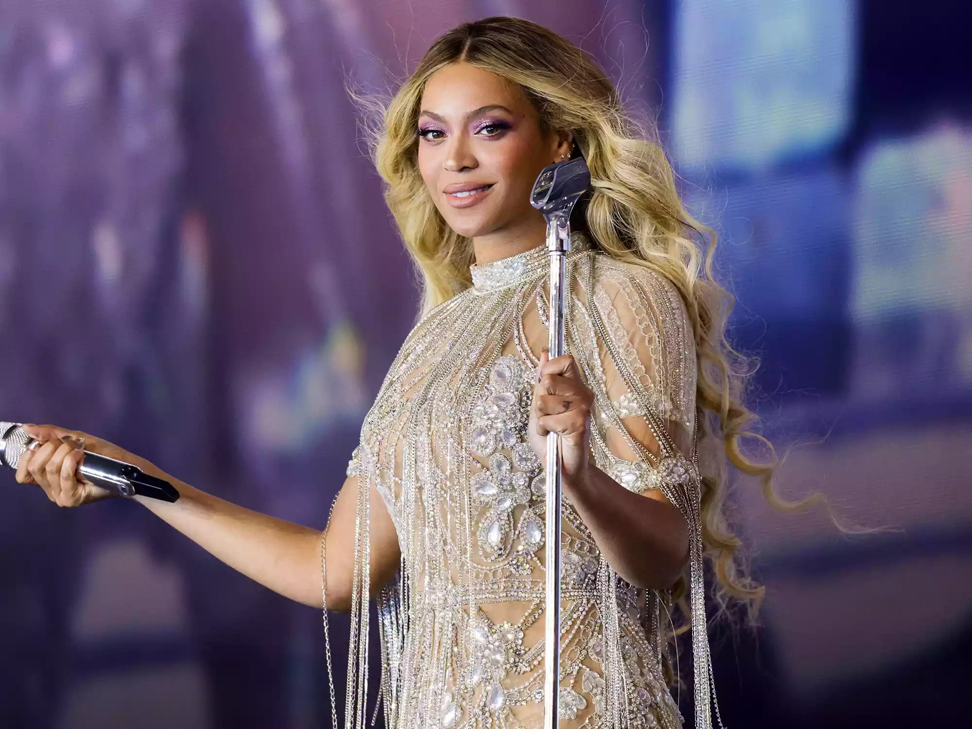 Beyonce performs onstage during the &lsquo;Renaissance World Tour&rsquo;.
