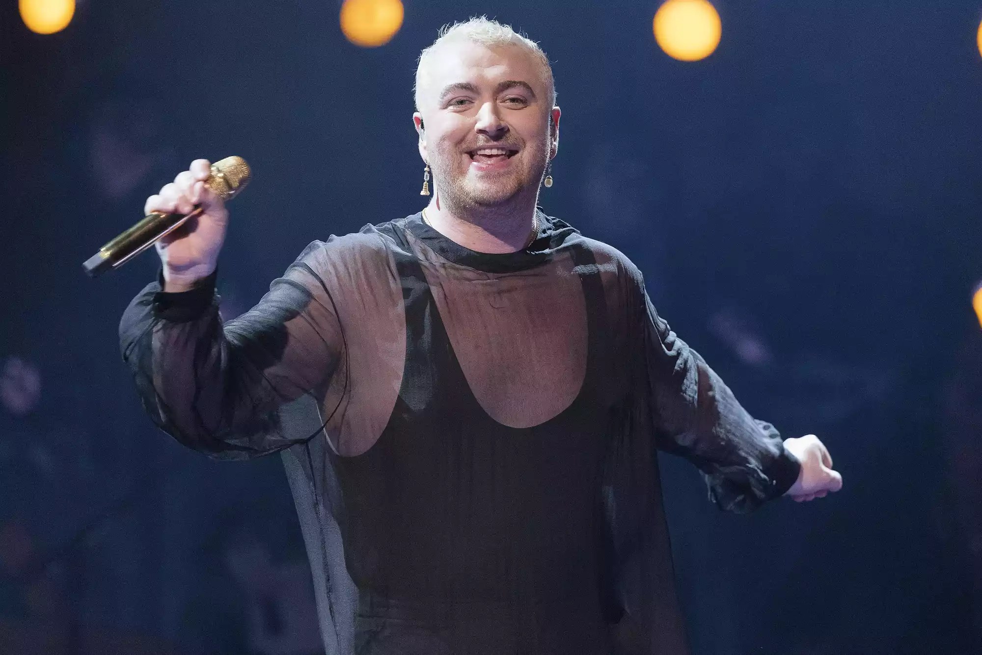 Sam Smith performs at Royal Albert Hall on October 21, 2022 in London, England.