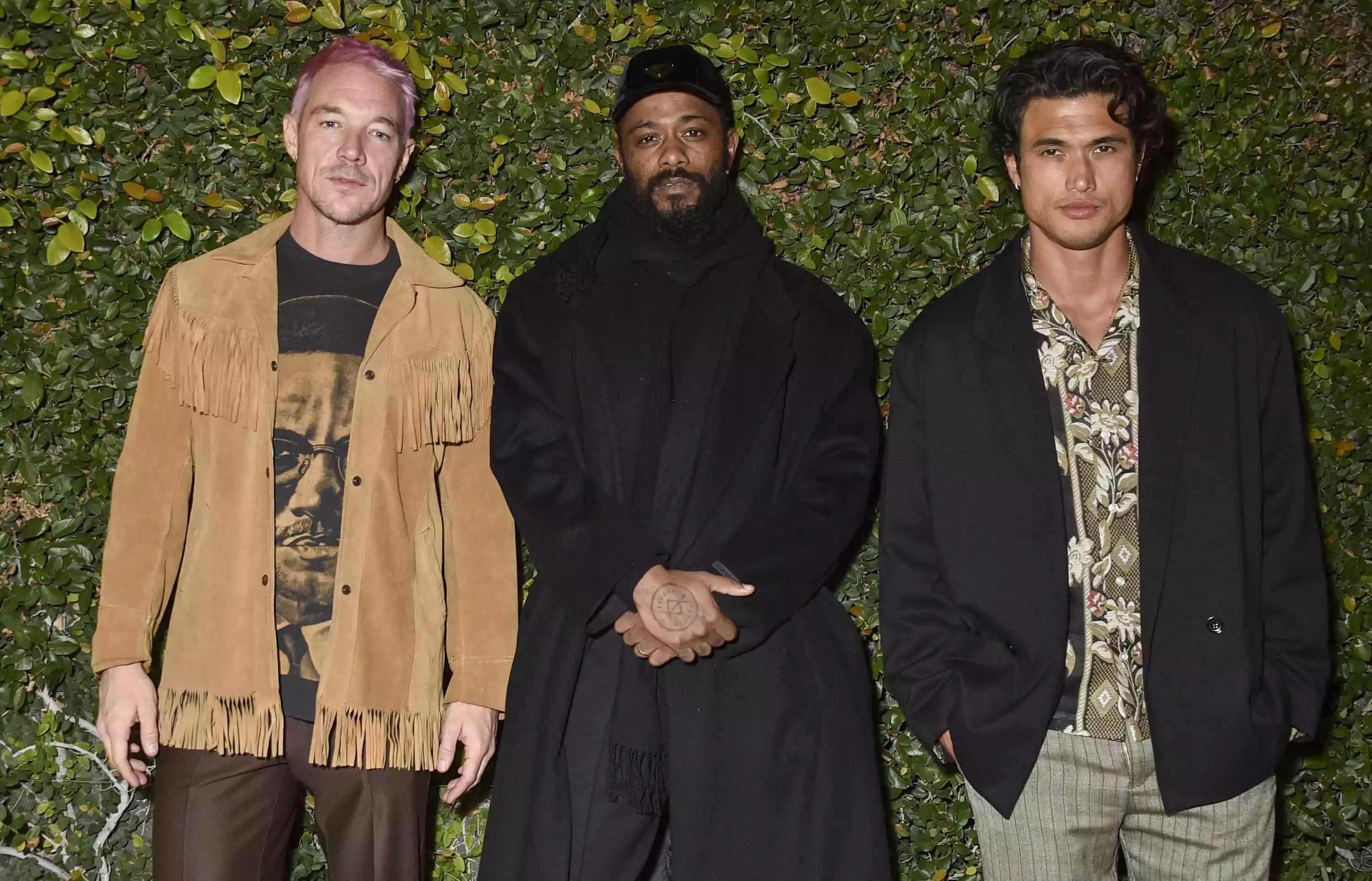 Diplo, LaKeith Stanfield and Charles Melton los angeles 02 13 24