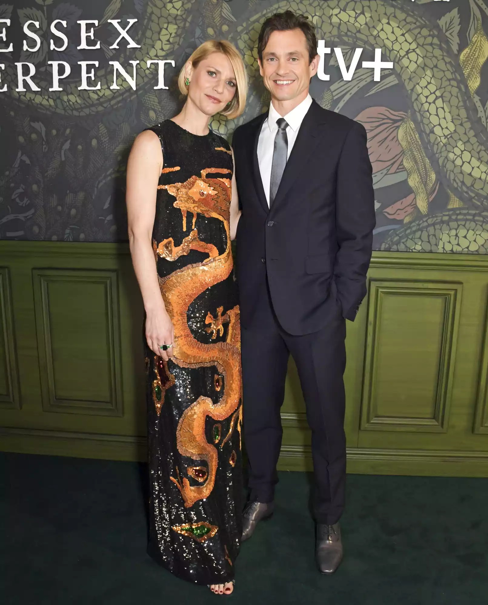 Claire Danes and Hugh Dancy attend the Premiere of &ldquo;The Essex Serpent&rdquo; at The Ham Yard Hotel on April 24, 2022 in London, England.