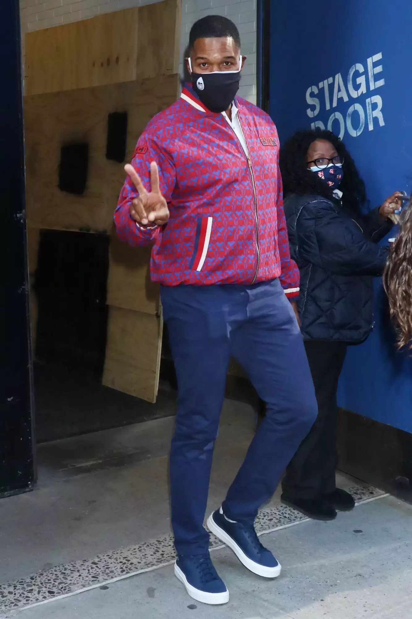 Michael Strahan Seen Exiting ABC Studios