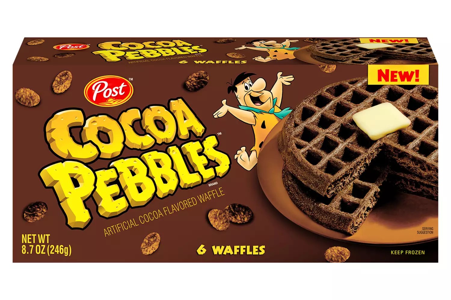 Fruity Pebble Waffles