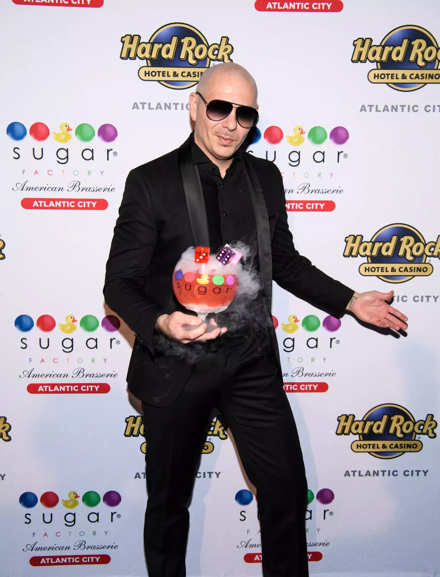Sugar Factory Atlantic City Opening With Pitbull And New Voli 305 Goblet &ldquo;Royal Flush&rdquo;