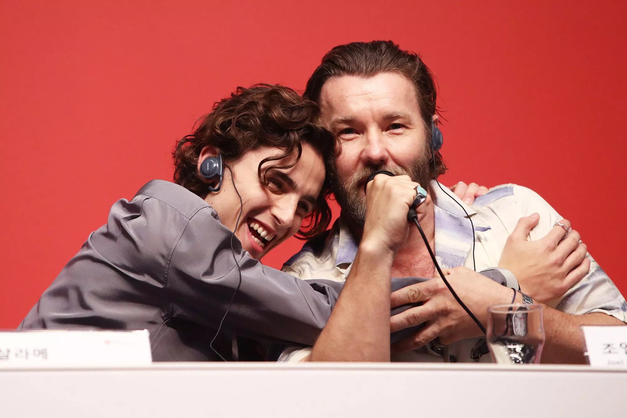 Timothee Chalamet and Joel Edgerton