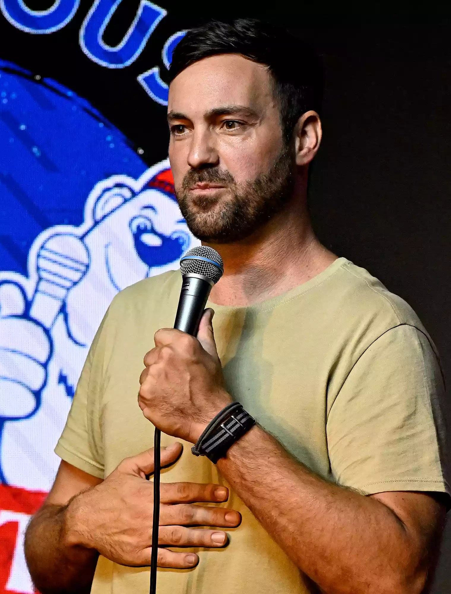 Comedian Jeff Dye performs at The Ice House Comedy Club