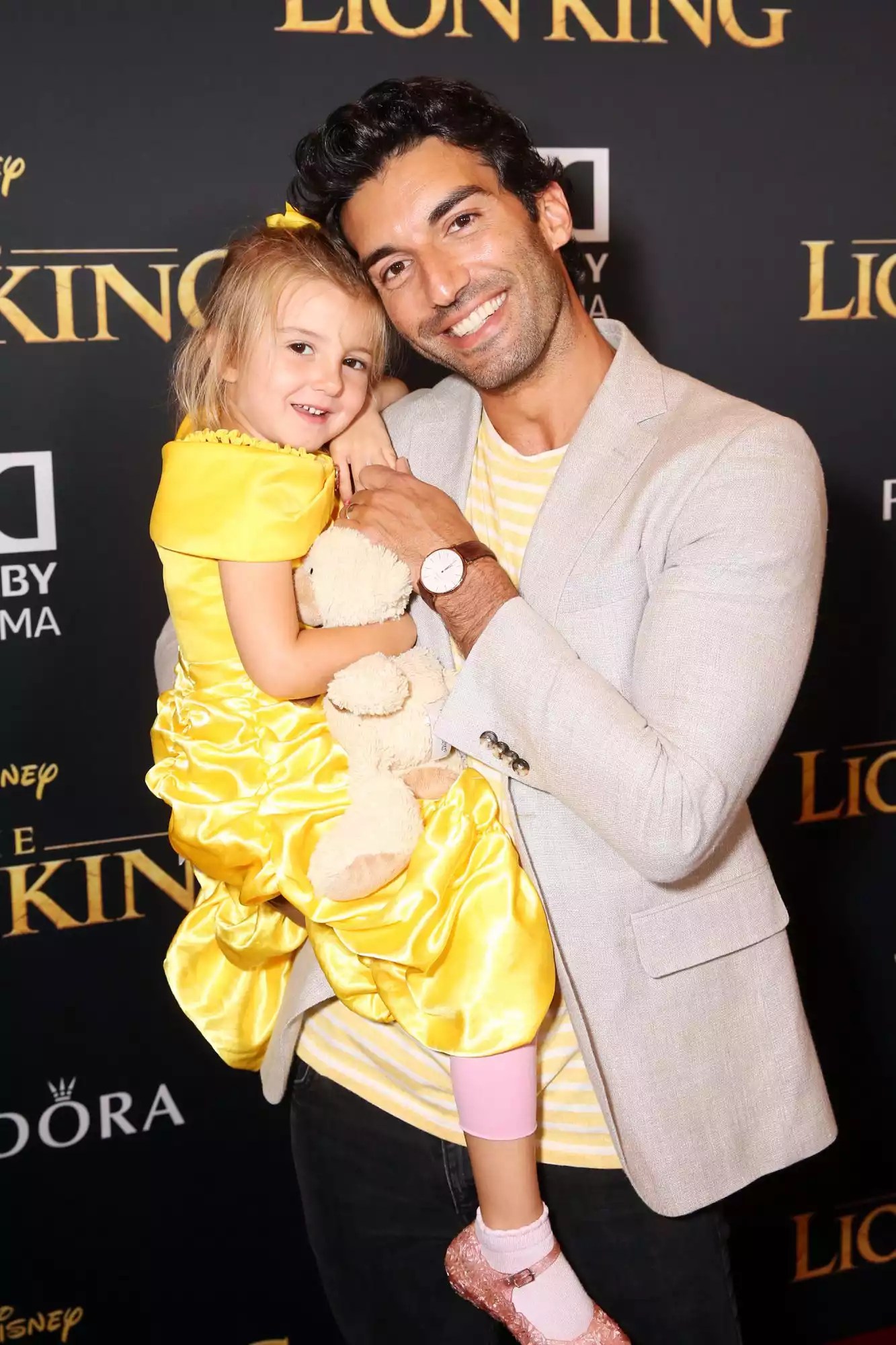 Maiya Grace Baldoni (L) and Justin Baldoni
