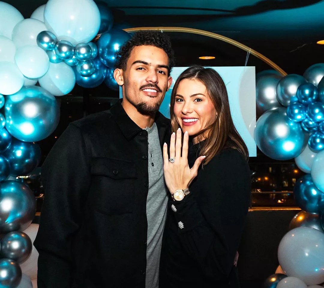 Trae Young Proposes to Longtime Girlfriend