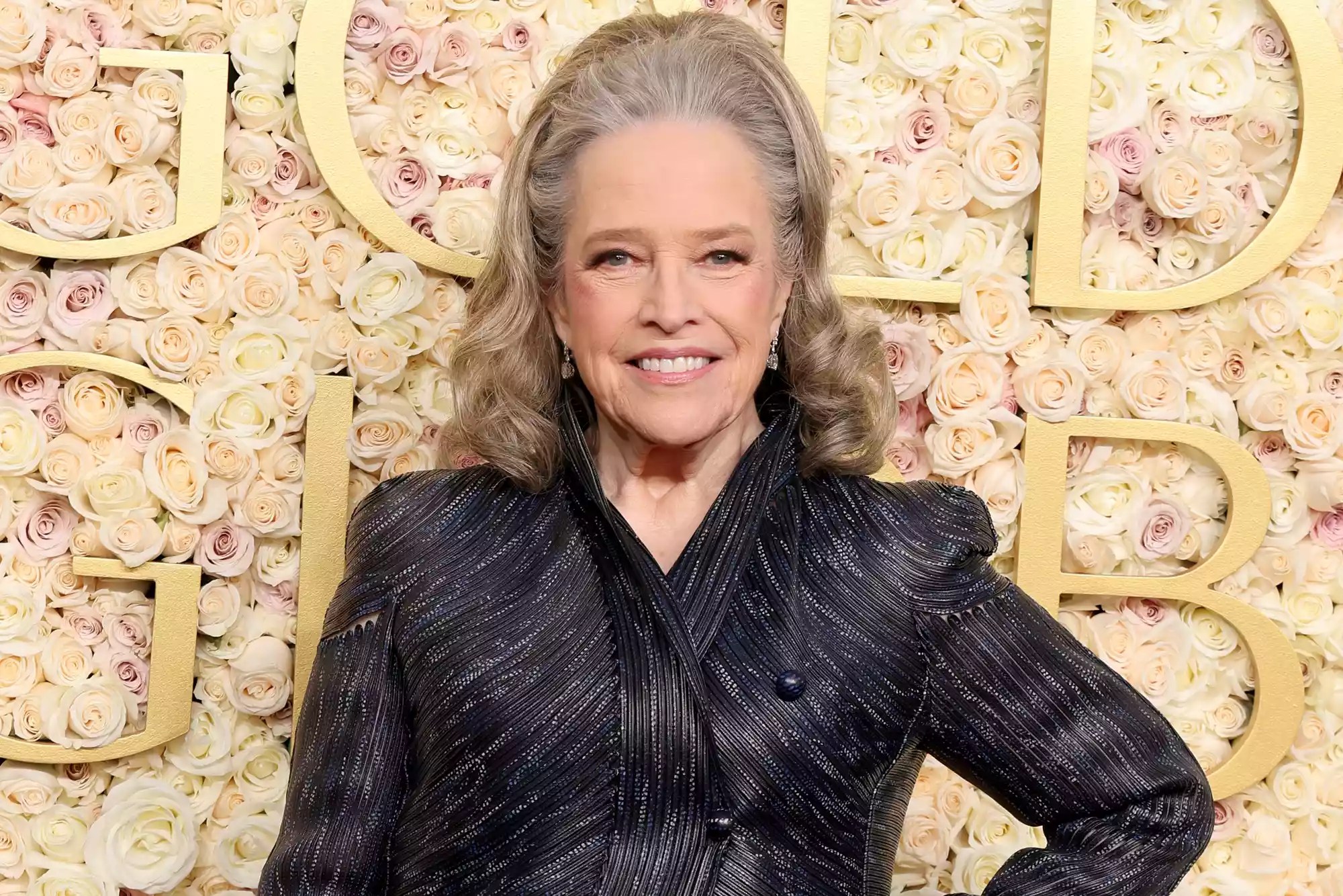 Kathy Bates attends the 82nd Annual Golden Globe Awards at The Beverly Hilton on January 05, 2025 in Beverly Hills, California.