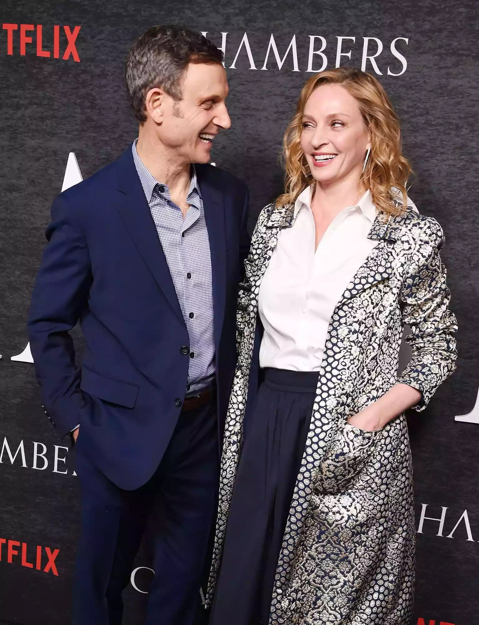 Tony Goldwyn and Uma Thurman