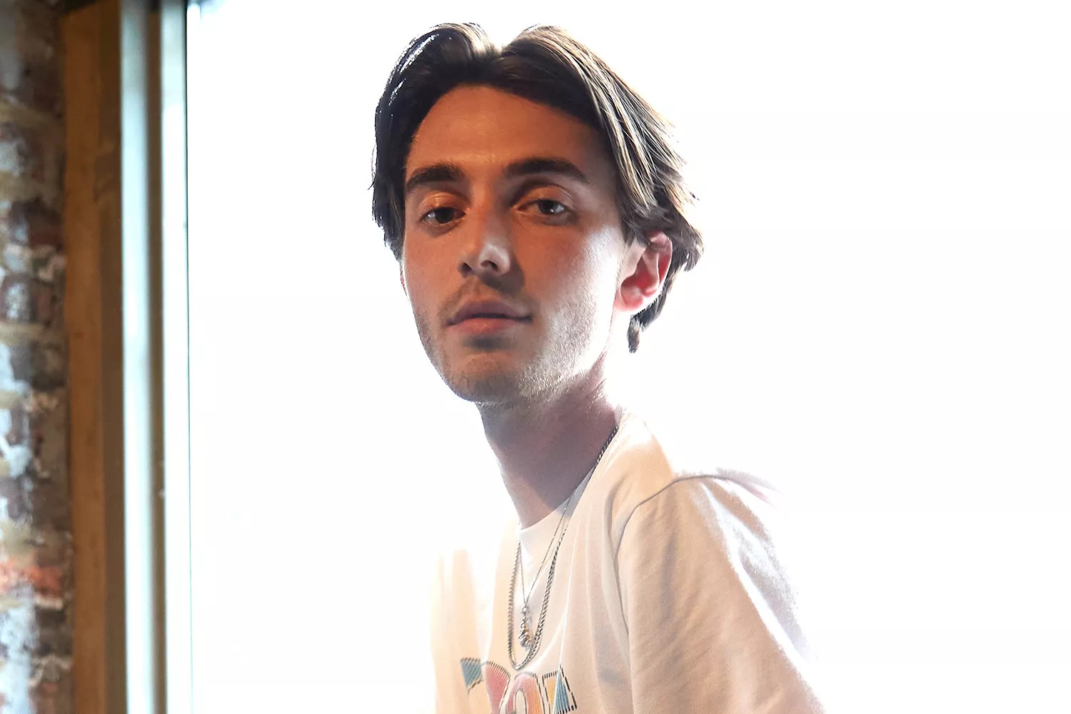 Singer &amp; songwriter Greyson Chance is seen backstage at The High Watt on July 17, 2021 in Nashville, Tennessee.