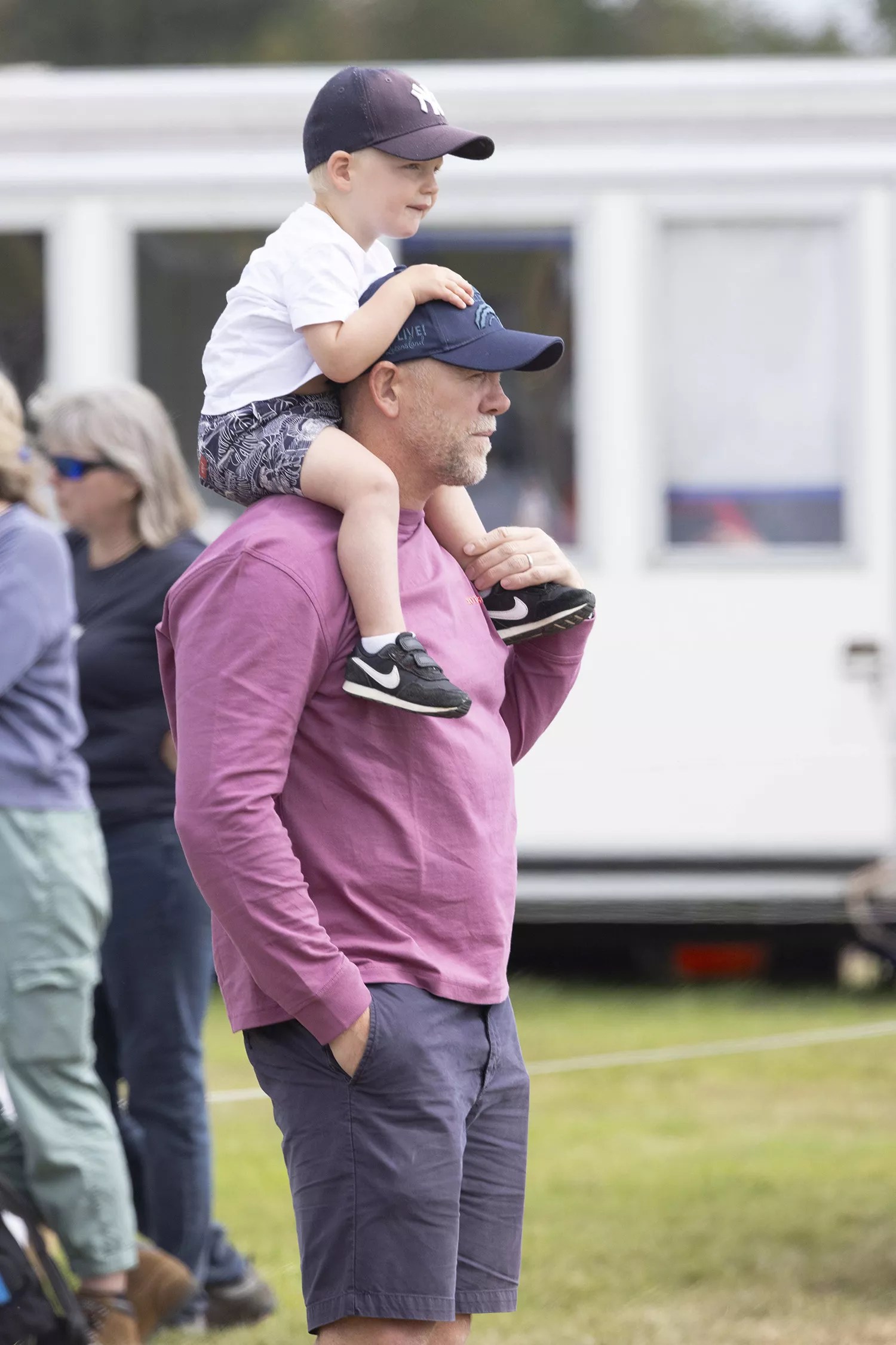 Mia Grace Tindall Tindall with son Lucas Tindall Wellington International Horse Trials, Hampshire, UK - 28 Aug 2023