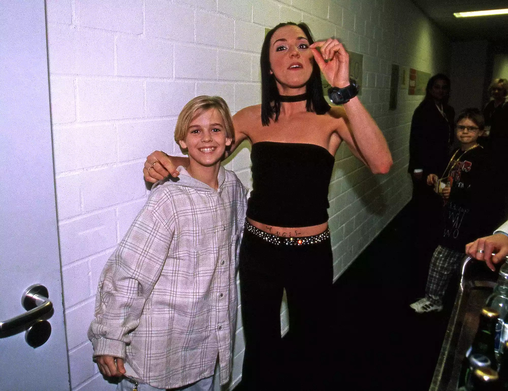 Aaron Carter and Mel C