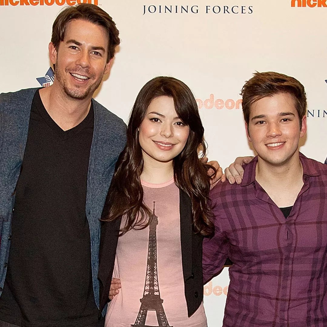 Miranda Cosgrove, Jerry Trainor and Nathan Kress