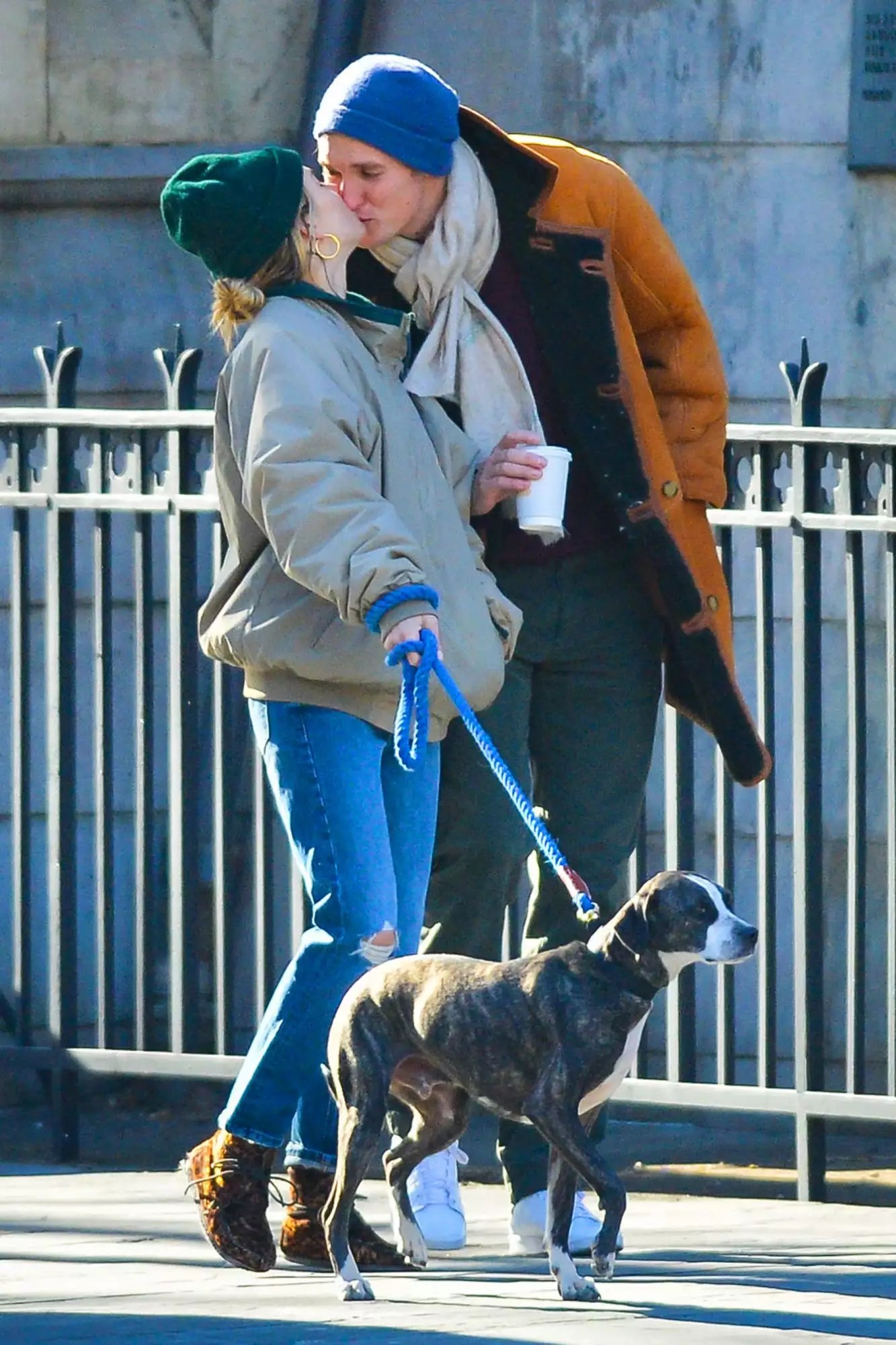 PREMIUM EXCLUSIVE: Sienna Miller and Lucas Zwirner Make it Official with New York City Street Make out Session.
