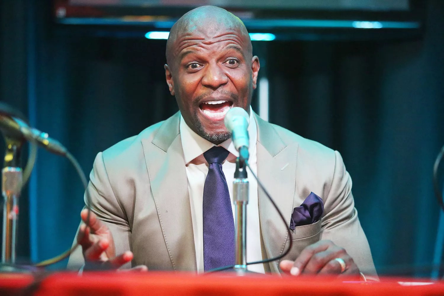 Terry Crews Terry Crews visits Q102 Radio Station, Philadelphia, USA - 21 Jan 2020