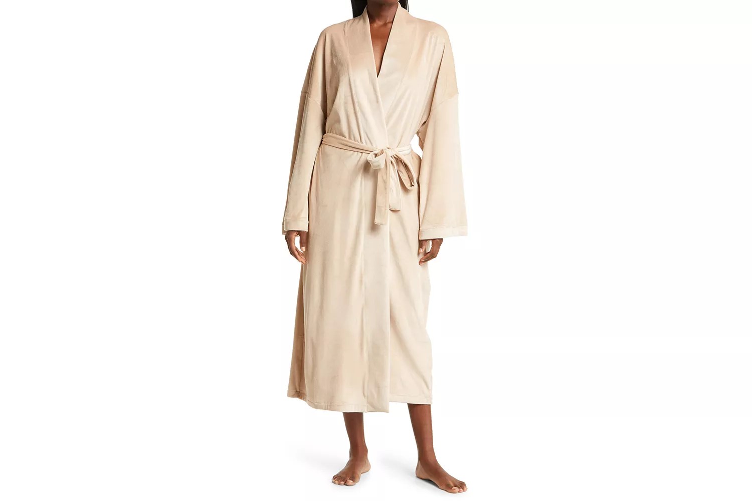 Velour Wrap Robe