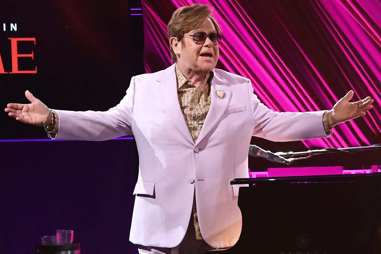 Elton John performs onstage during the 2024 A Year in TIME dinner