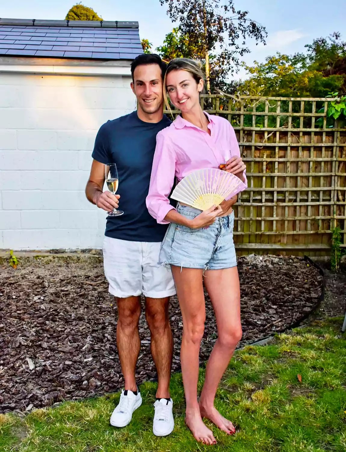 Holly Burt and her husband