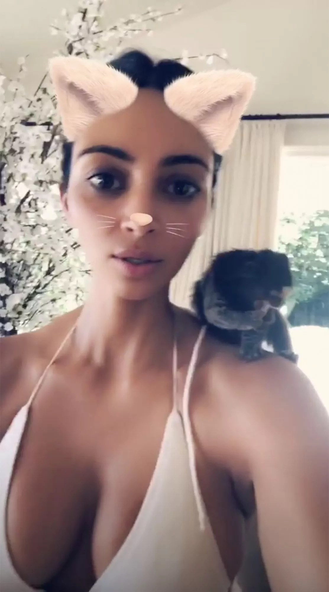 Kim K Jumps on Trampoline Listening to TygaCredit: Kim Kardashian/Instagram