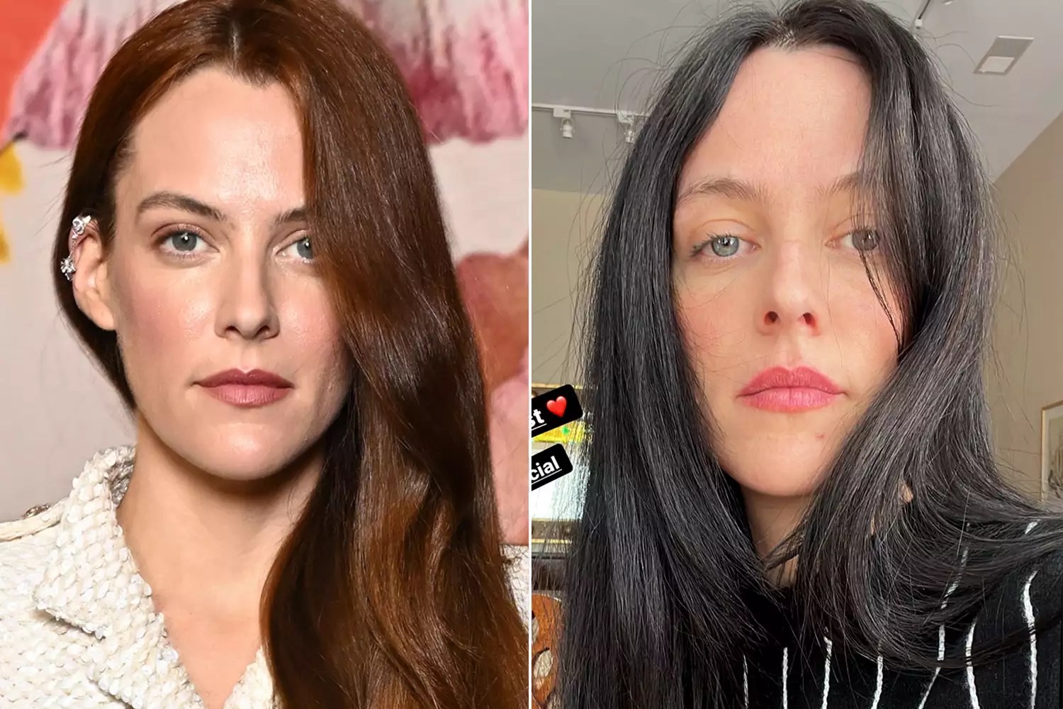 Riley Keough attends the Chanel Womenswear Spring/Summer 2024 show; Riley Keough new hair