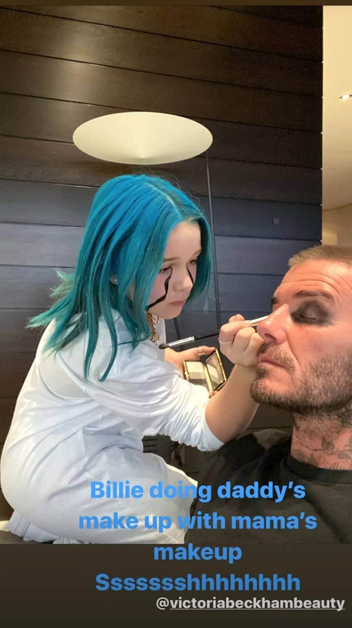 Harper Beckham; David Beckham