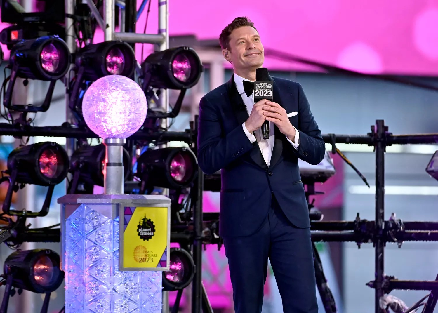 Ryan Seacrest speaks onstage during Dick Clark&rsquo;s New Year&rsquo;s Rockin' Eve With Ryan Seacrest 2023 on December 31, 2022 in New York City.