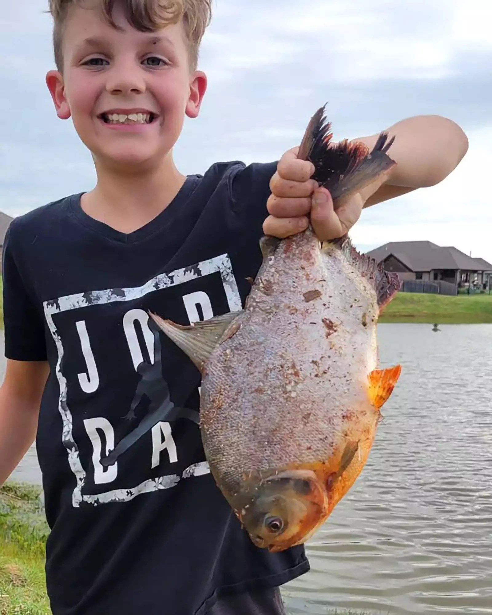 Oklahoma Boy Catches Piranha Relative in Local Pond.