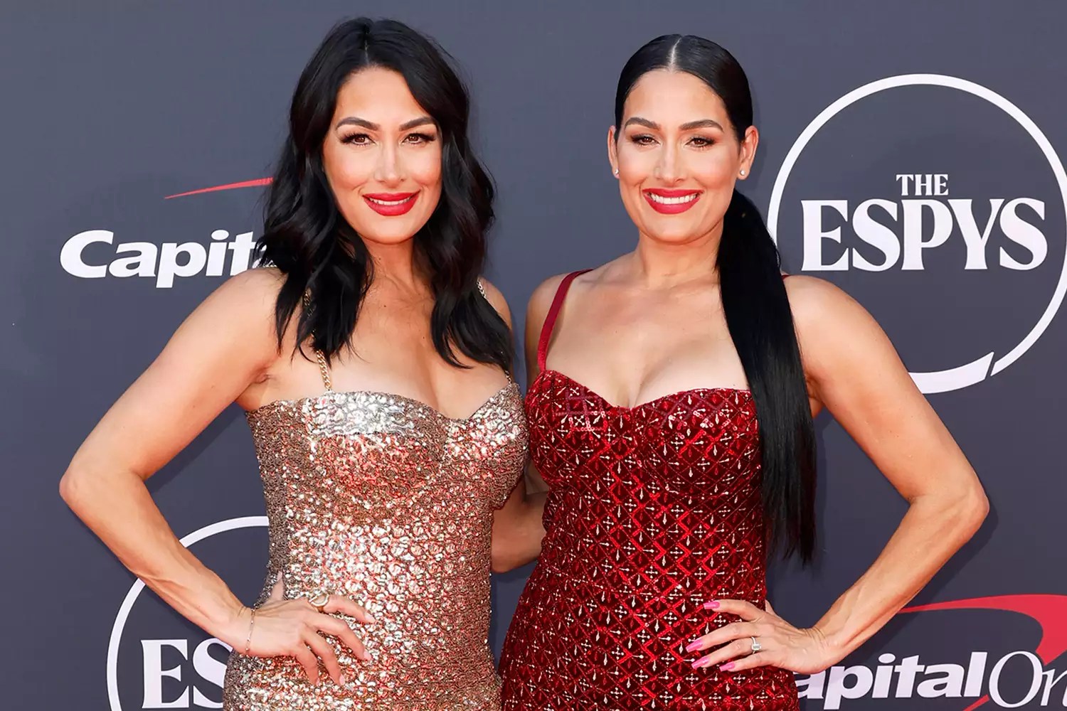 Brie Garcia and Nikki Garcia attend The 2023 ESPY Awards at Dolby Theatre on July 12, 2023 in Hollywood, California.