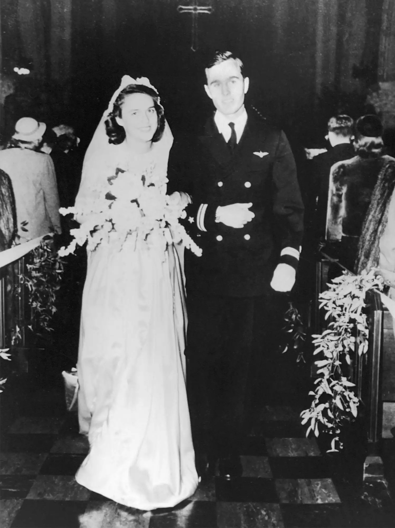 Wedding of George and Barbara Bush