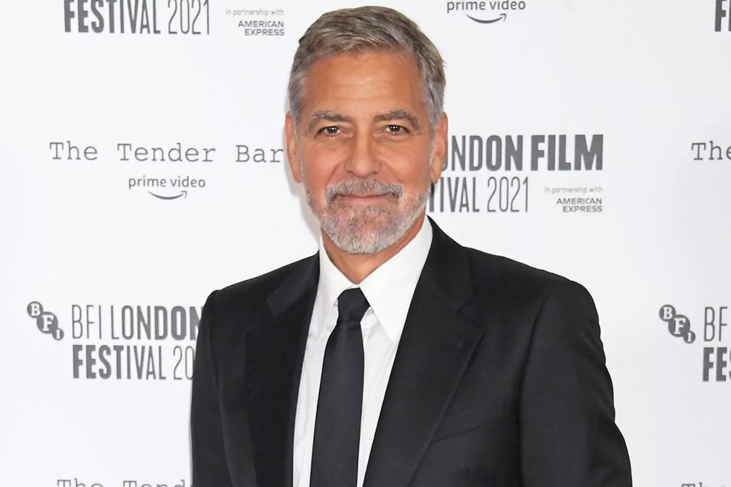 George Clooney attends the Premiere of &ldquo;The Tender Bar&rdquo; during the 65th BFI London Film Festival at The Royal Festival Hall on October 10, 2021 in London, England.
