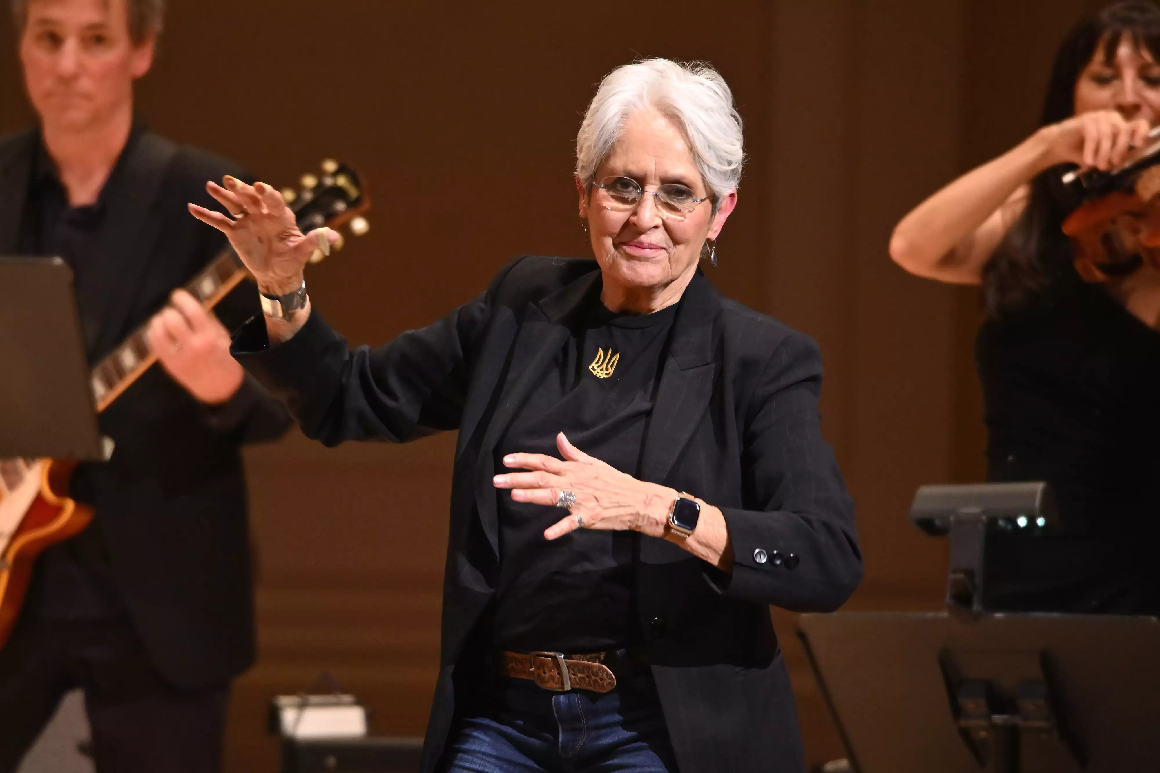 Joan Baez New York tibet house 02 26 24