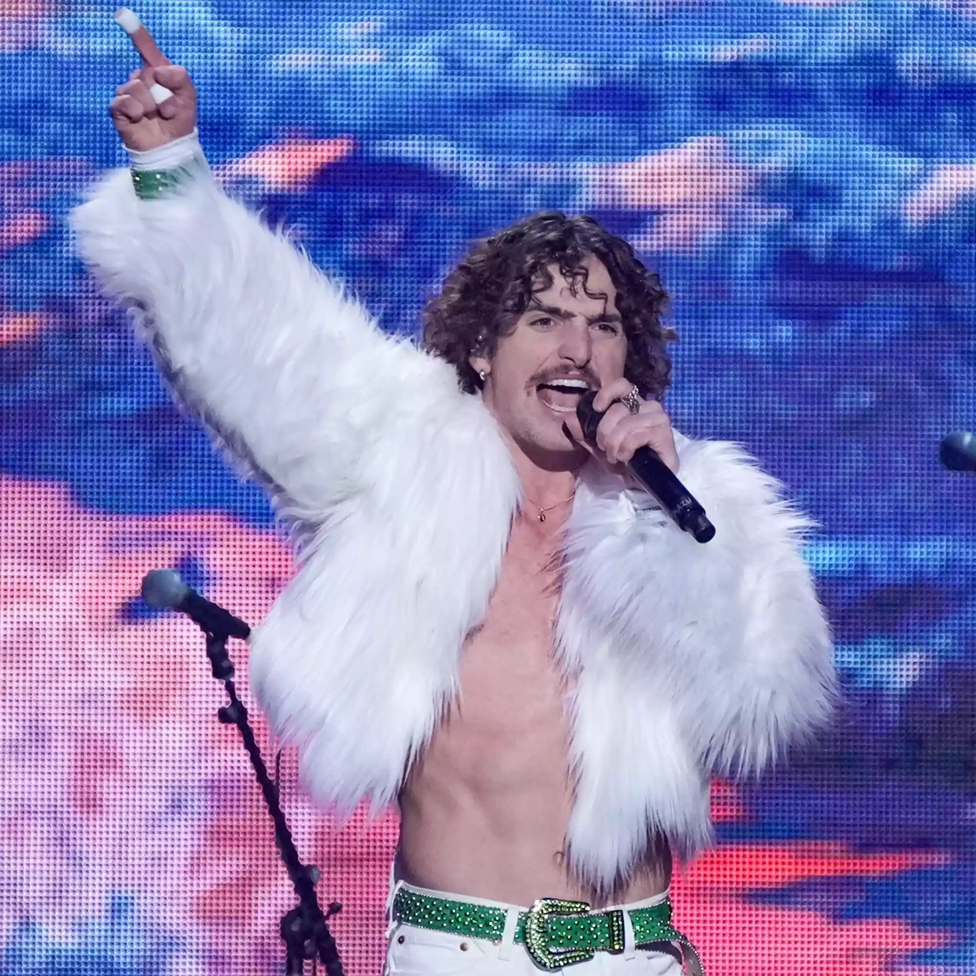 Benson Boone at iHeartRadio Z100&rsquo;s Jingle Ball 2024 at Madison Square Garden on December 13, 2024 in New York, New York.