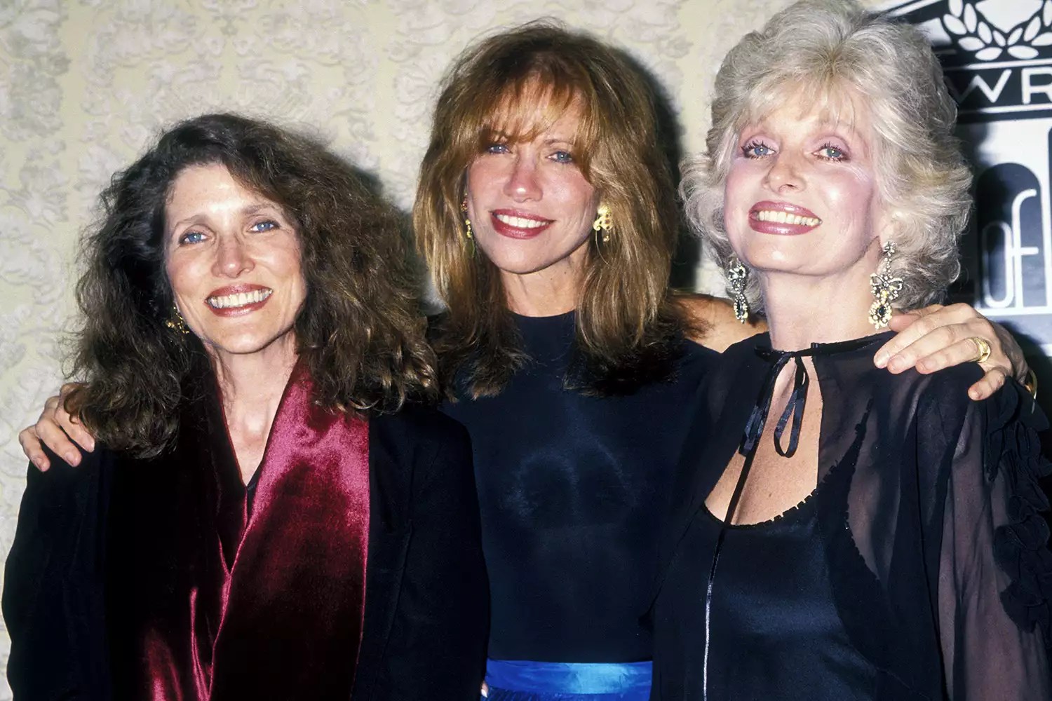 NEW YORK CITY - JUNE 1: Musician Carly Simon and sisters Lucy Simon and Joanna Simon attend The National Academy of Popular Music&rsquo;s 25th Annual Songwriters Hall of Fame Induction Ceremony on June 1, 1994 at Sheraton New York Hotel and Towers in New York City, New York. (Photo by Ron Galella, Ltd./Ron Galella Collection via Getty Images)
