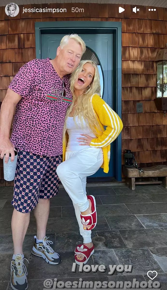 Jessica Simpson Tribute to Father&rsquo;s Day