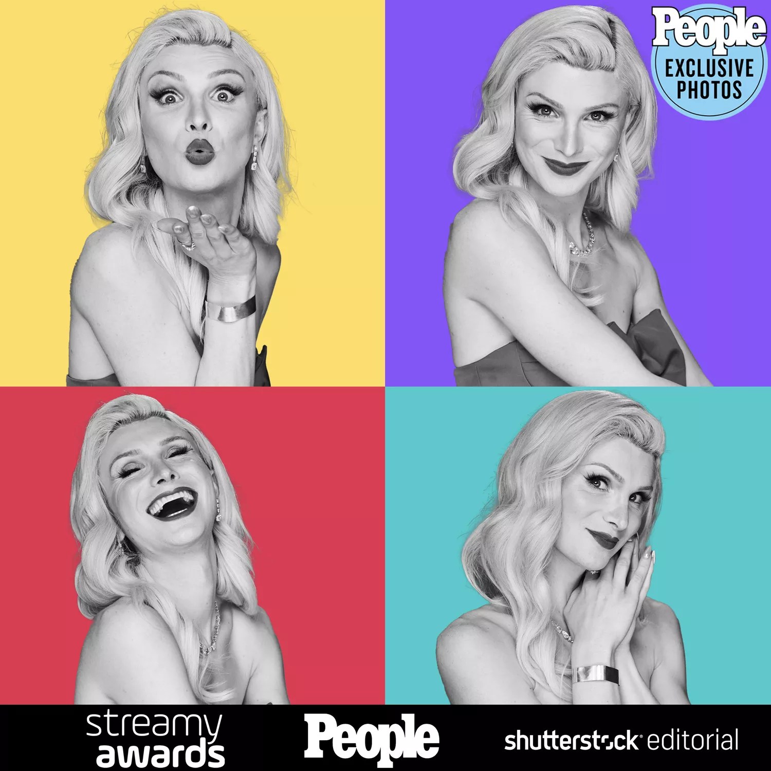 dylan mulvaney Streamy Awards photo booth.