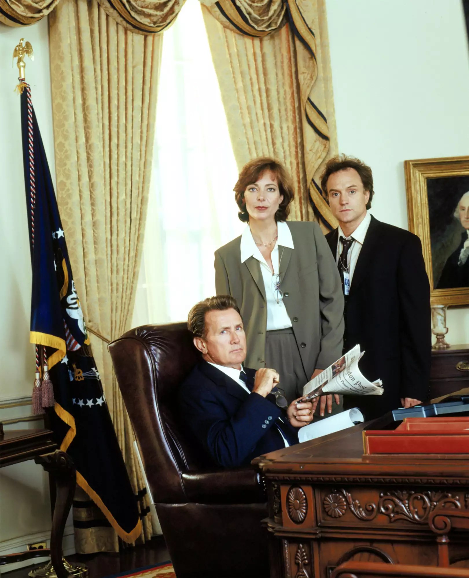 THE WEST WING, Martin Sheen, Alison Janney, Bradley Whitford
