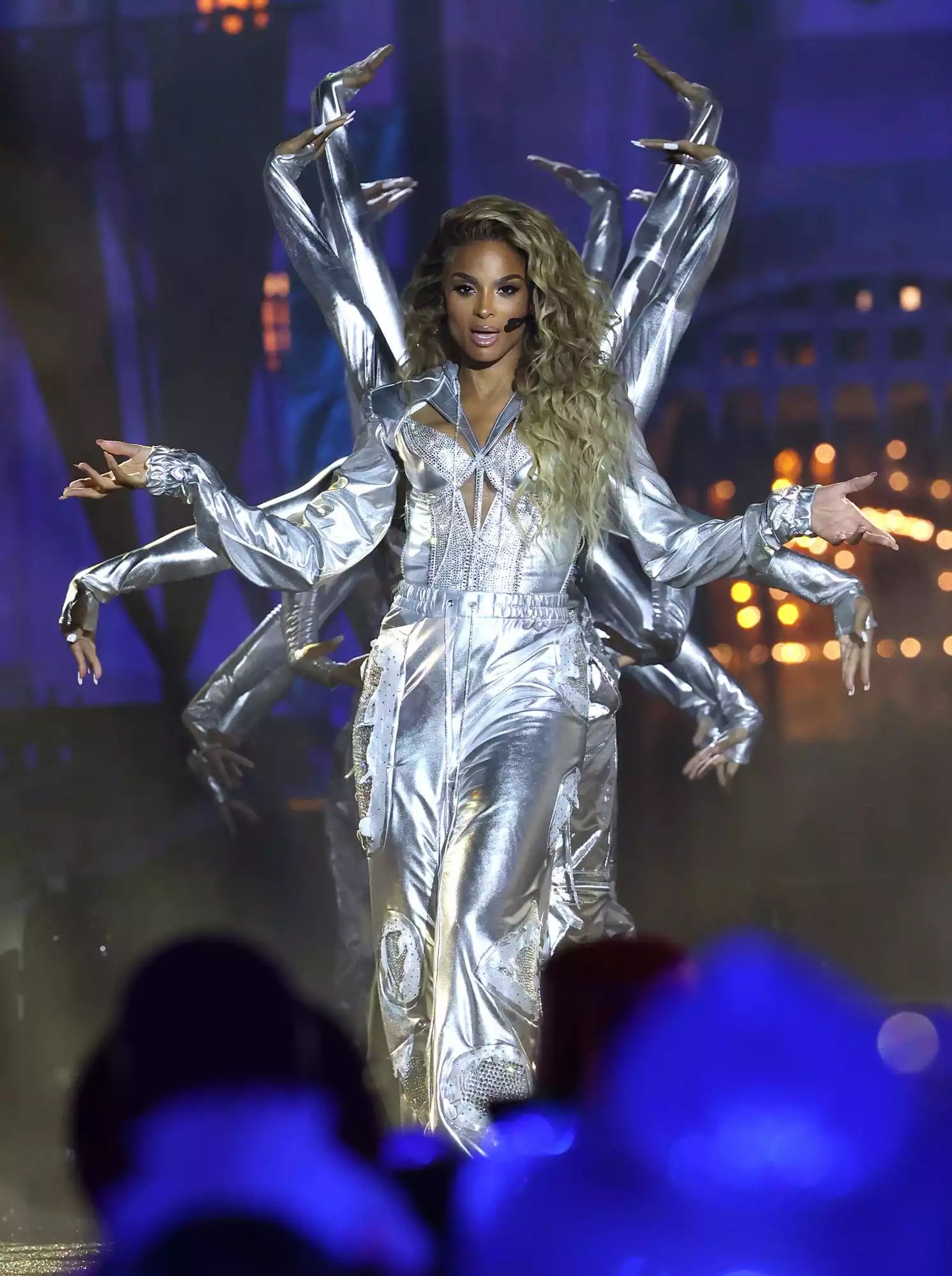ANAHEIM, CALIFORNIA - DECEMBER 31: In this image released on December 31, Ciara performs at Dick Clark&rsquo;s New Year&rsquo;s Rockin' Eve with Ryan Seacrest 2023 broadcast on December 31, 2022 at the Disneyland Resort in Anaheim, California. (Photo by Jesse Grant/Getty Images)