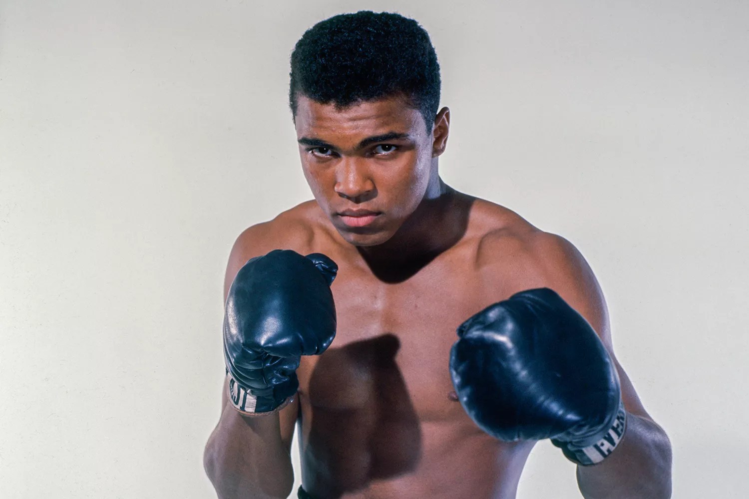 Cassius Clay, 20 year old heavyweight contender from Louisville, Kentucky poses for the camera on May 17, 1962, in Bronx, New York.