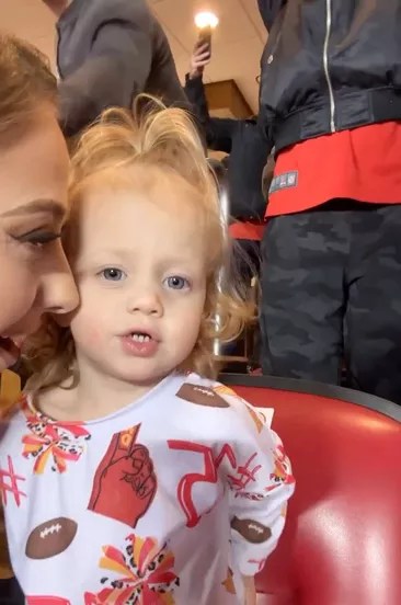 Brittany Mahomes Celebrates Husband Patrick Mahomes Going to the Super Bowl with Daughter Sterling