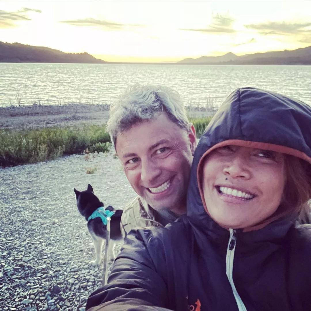 Carrie Ann Inaba and Fabien Viteri