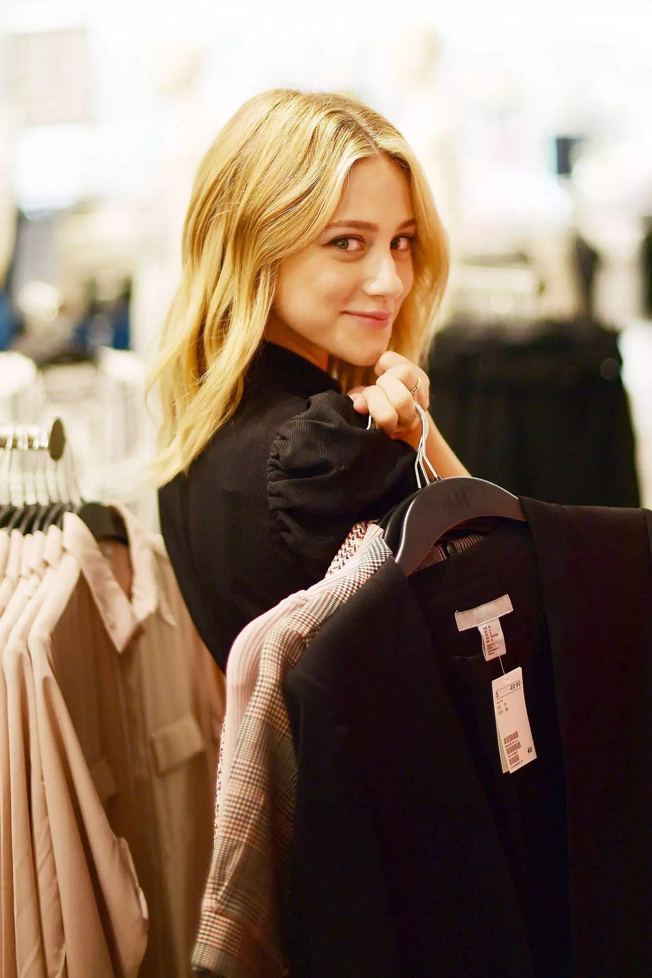 Lili Reinhart Attends New H&amp;M Westfield Century City Opening