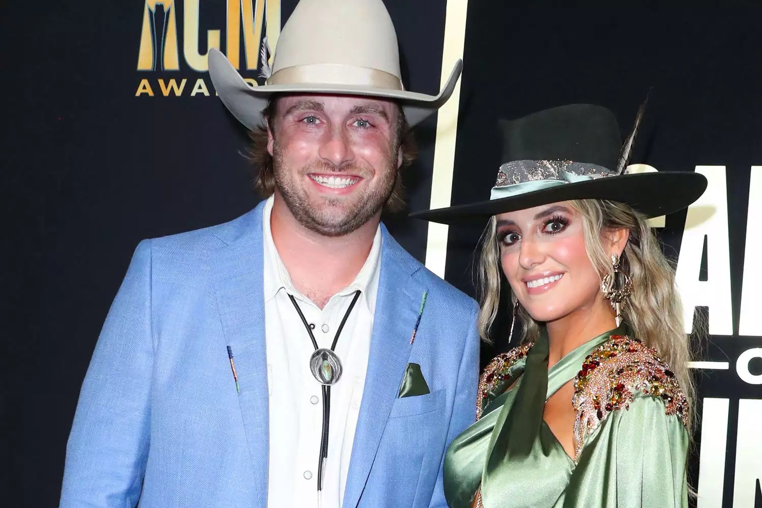 Mandatory Credit: Photo by Matt Baron/BEI/Shutterstock (13908309nh) Lainey Wilson and guest Academy of Country Music Awards, Arrivals, Frisco, Texas, USA - 11 May 2023