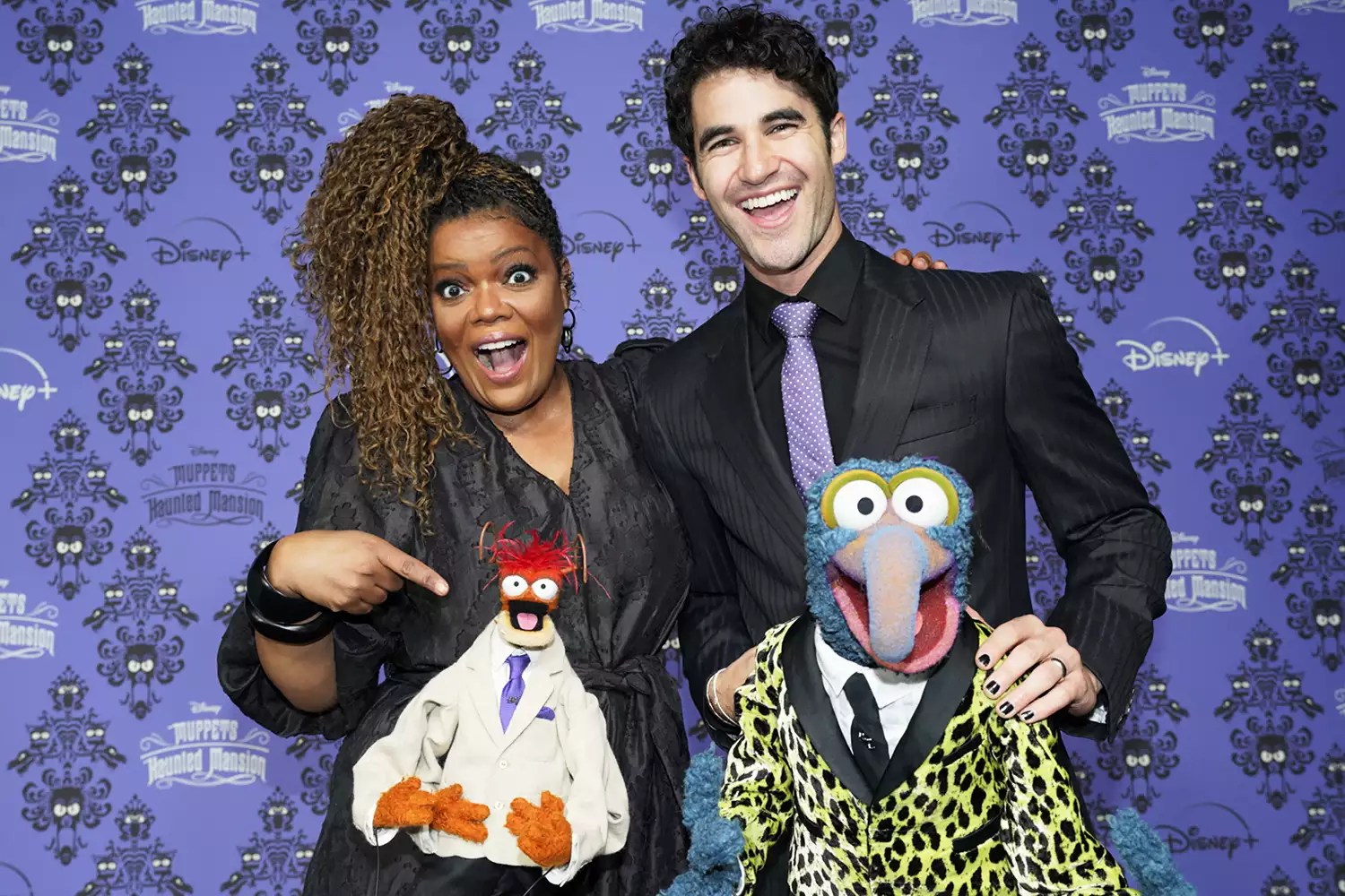 Yvette Nicole Brown and Darren Criss