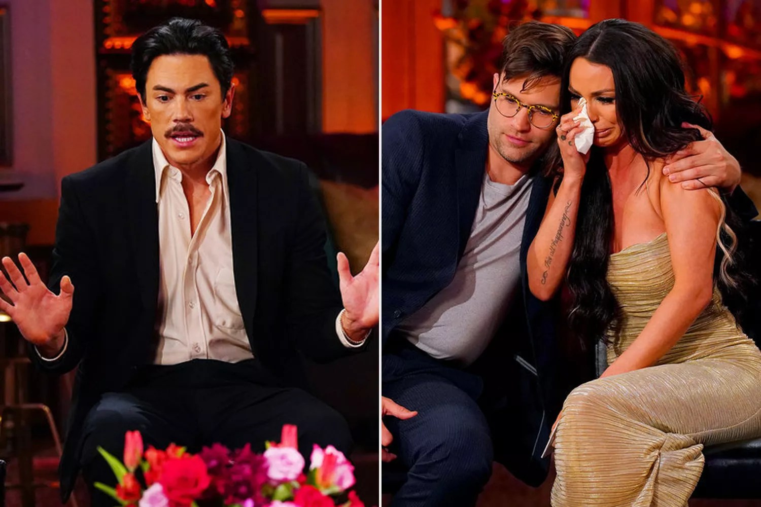 VANDERPUMP RULES &ndash; &ldquo;Reunion&rdquo; &ndash; Pictured: (l-r) Tom Sandoval, VANDERPUMP RULES &ndash; &ldquo;Reunion&rdquo; &ndash; Pictured: (l-r) Tom Schwartz, Scheana Shay