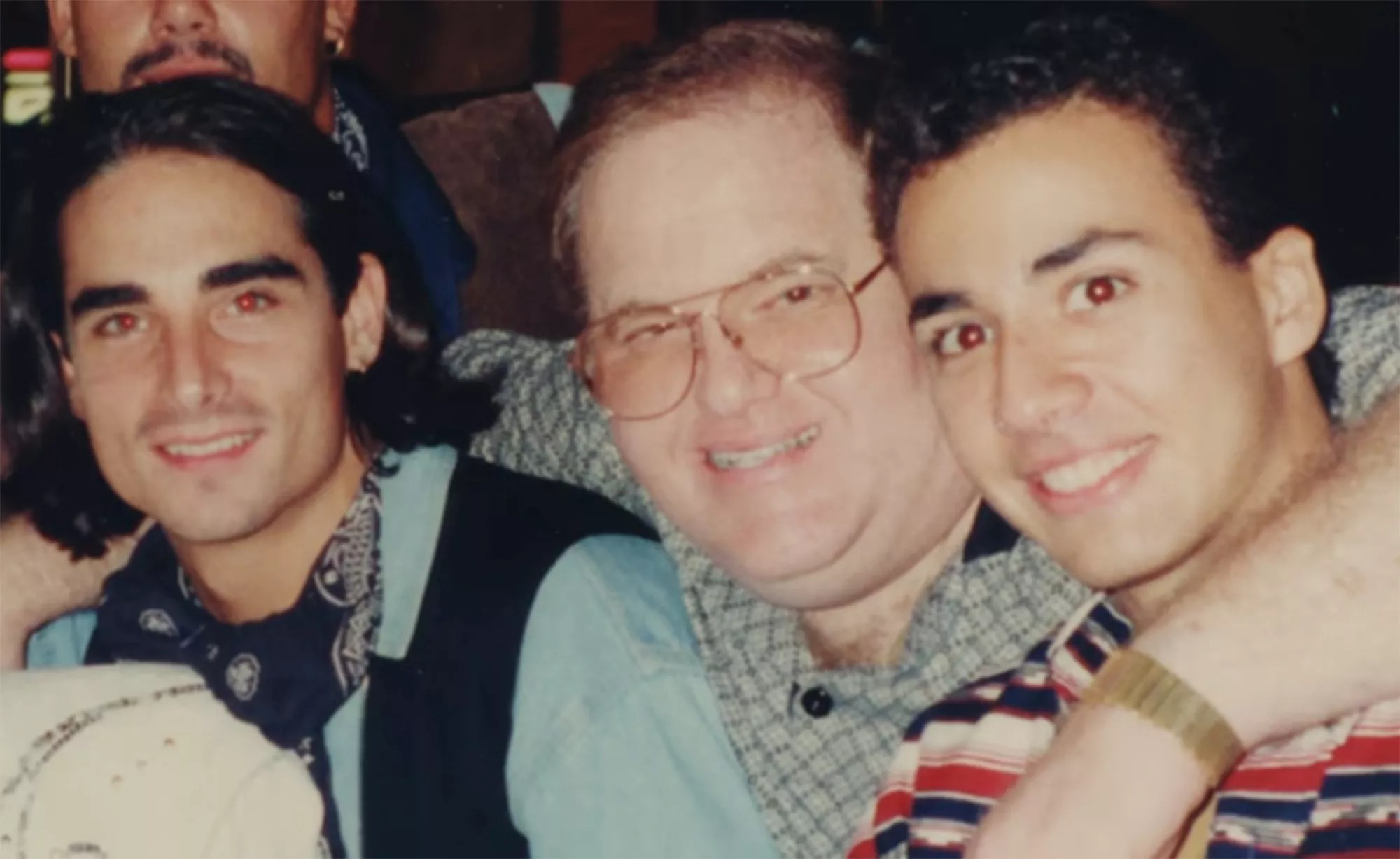 From left: Kevin Richardson, Lou Pearlman and Howie Dorough in &lsquo;Dirty Pop: The Boy Band Scam&rsquo;